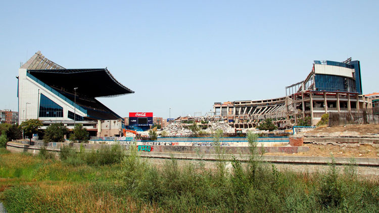Environmental monitoring in the demolition of the Vicente Calderón stadium