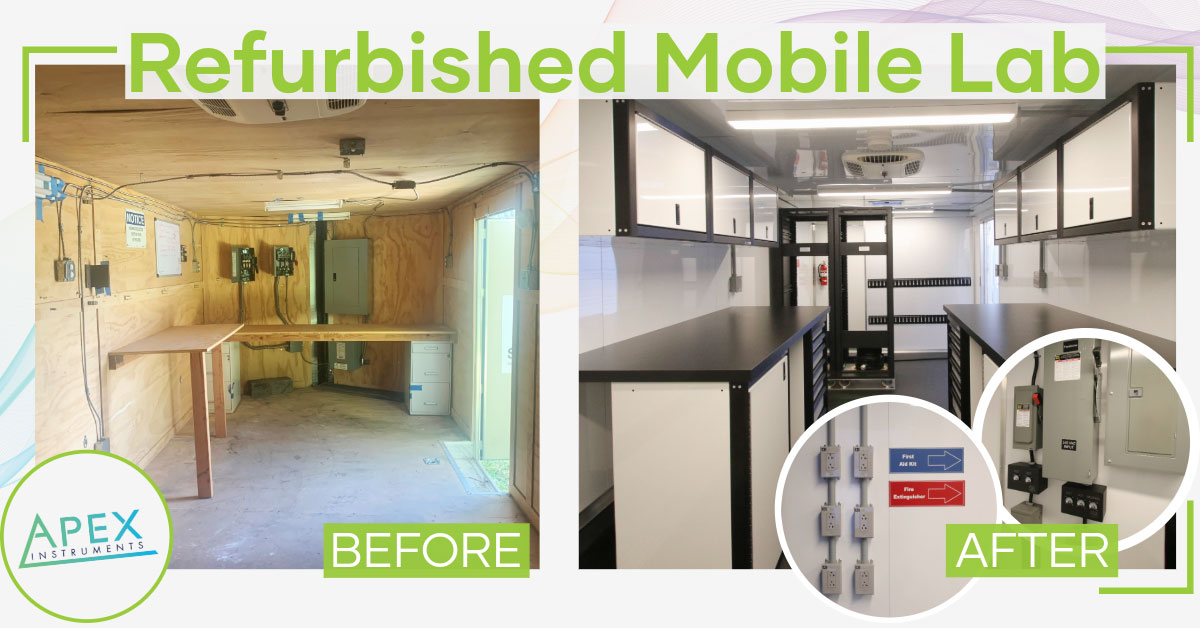 Refurbished Mobile Lab: Before & After